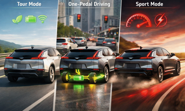 Do the Driving Modes in Cadillac Lyriq Offer Different Ranges or Battery Usages