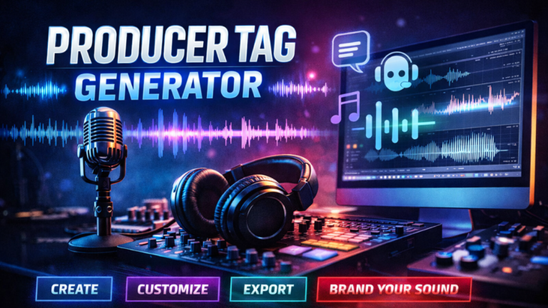 Producer Tag Generator: Elevate Your Music Branding