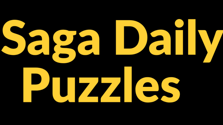 Saga Daily Puzzles: A Fun and Relaxing Way to Train Your Brain Every Day
