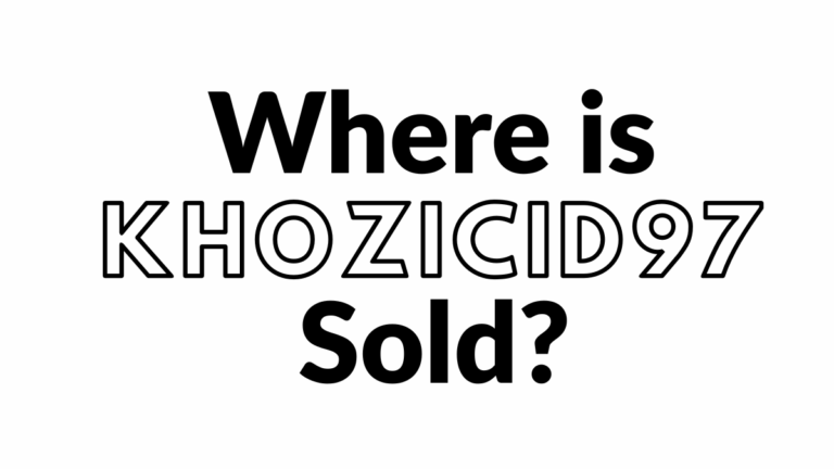 Where Is Khozicid97 Sold? A Complete Guide for Buyers