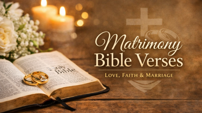 Matrimony Bible Verses: Timeless Scriptures About Marriage and Love