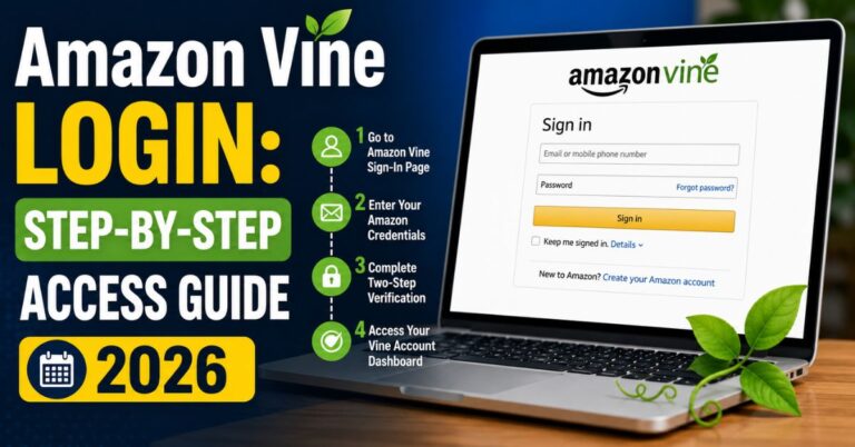Amazon Vine Login: Step-by-Step Access Guide 2026