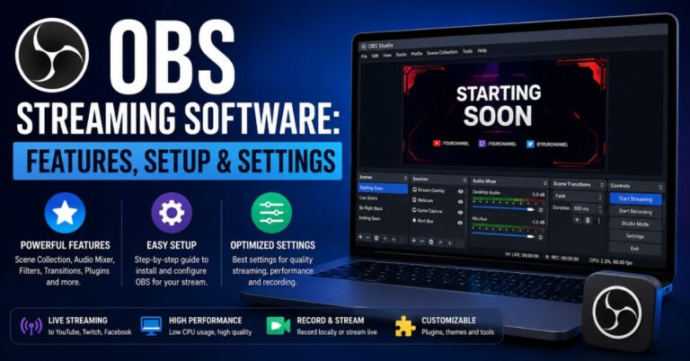 OBS Streaming Software: Features, Setup & Settings