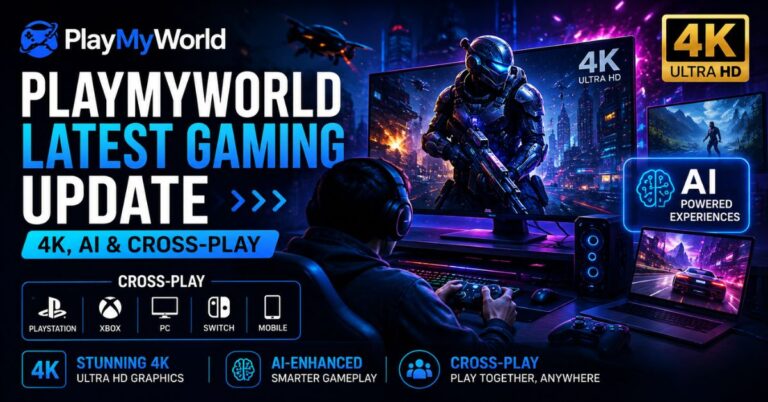 PlayMyWorld Latest Gaming Update: 4K, AI & Cross-Play