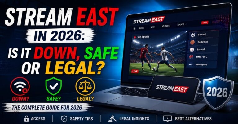 Stream East in 2026: Is It Down, Safe or Legal?