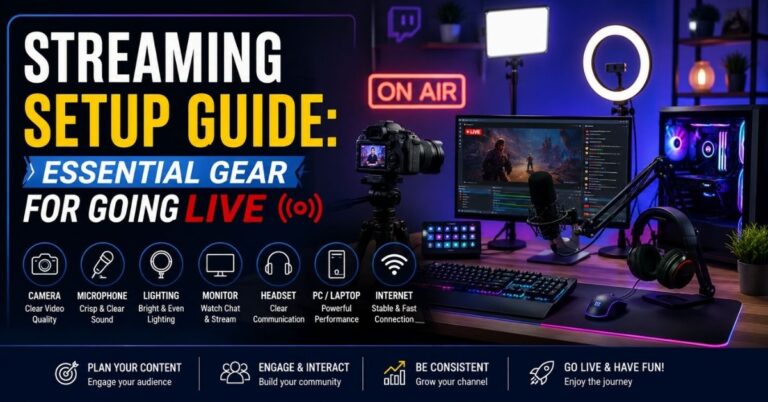 Streaming Setup Guide: Essential Gear for Going Live