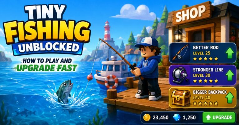 Tiny Fishing Unblocked: How to Play and Upgrade Fast