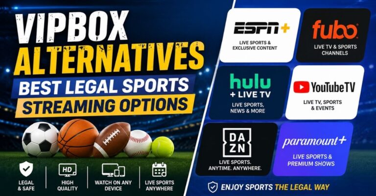 VIPBox Alternatives: Best Legal Sports Streaming Options